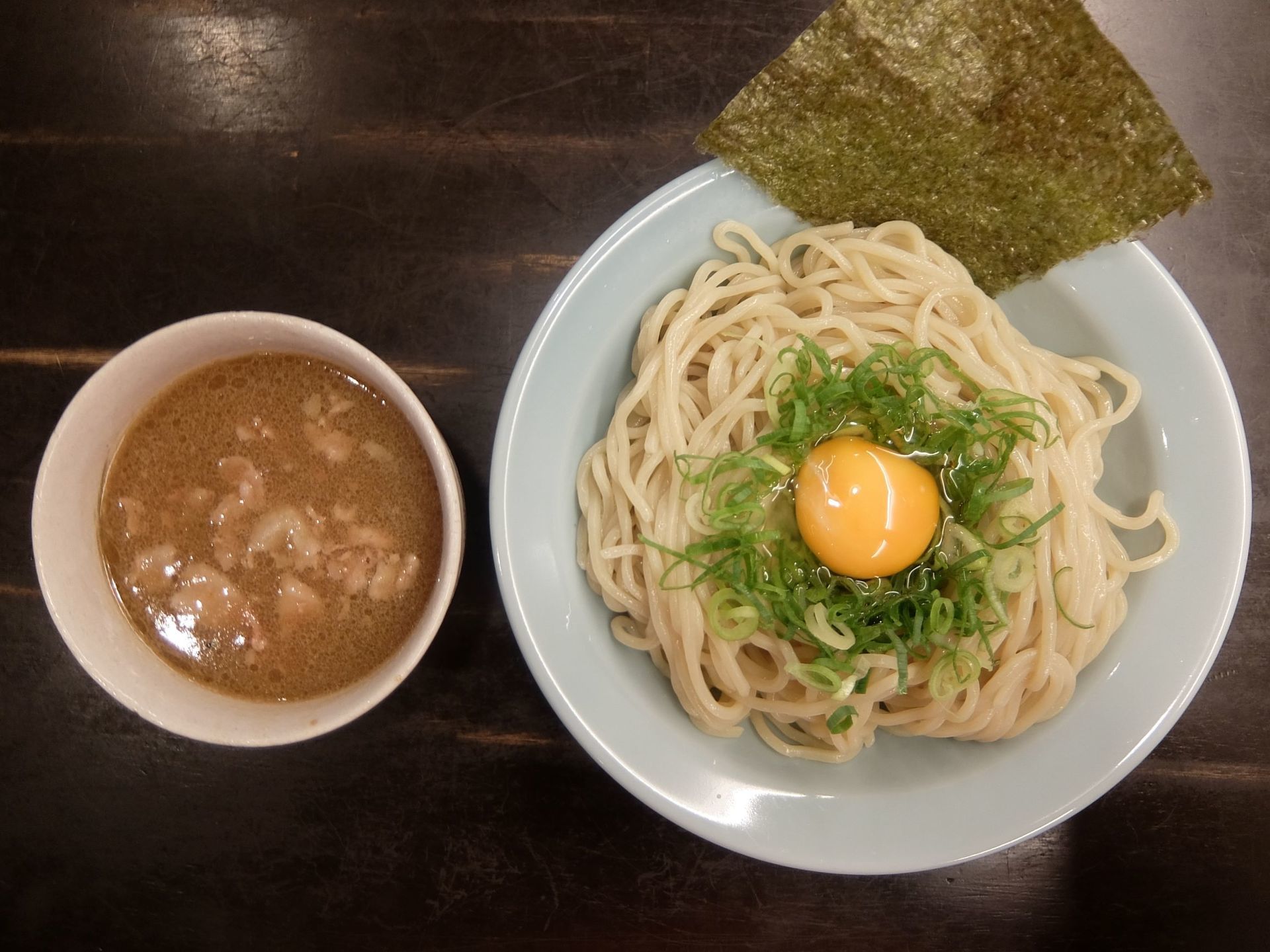 博多とんこつ かたぶつ 春日井市 限定 徳島豚骨醤油風濃厚豚骨つけ麺 Billy S Food Camp 2nd